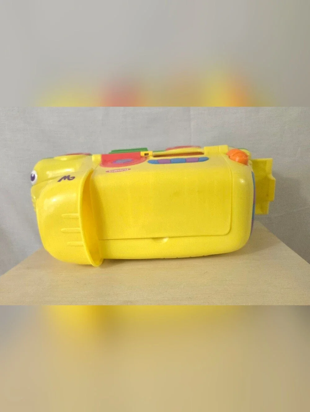 Vintage 2004 Playskool Weebles Weegoaway Yellow Musical Camper RV Van Toy WORKS!